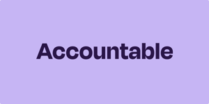 Accountable Accountable